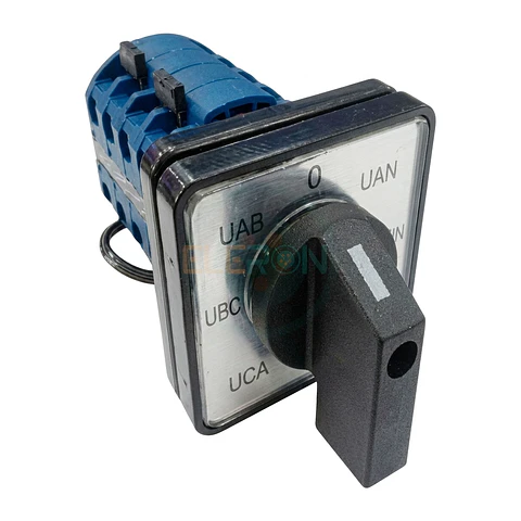 Selector Voltimetrico, 3 Fases, 4 Alambres, 60X48Mm, 7 Posic Chint