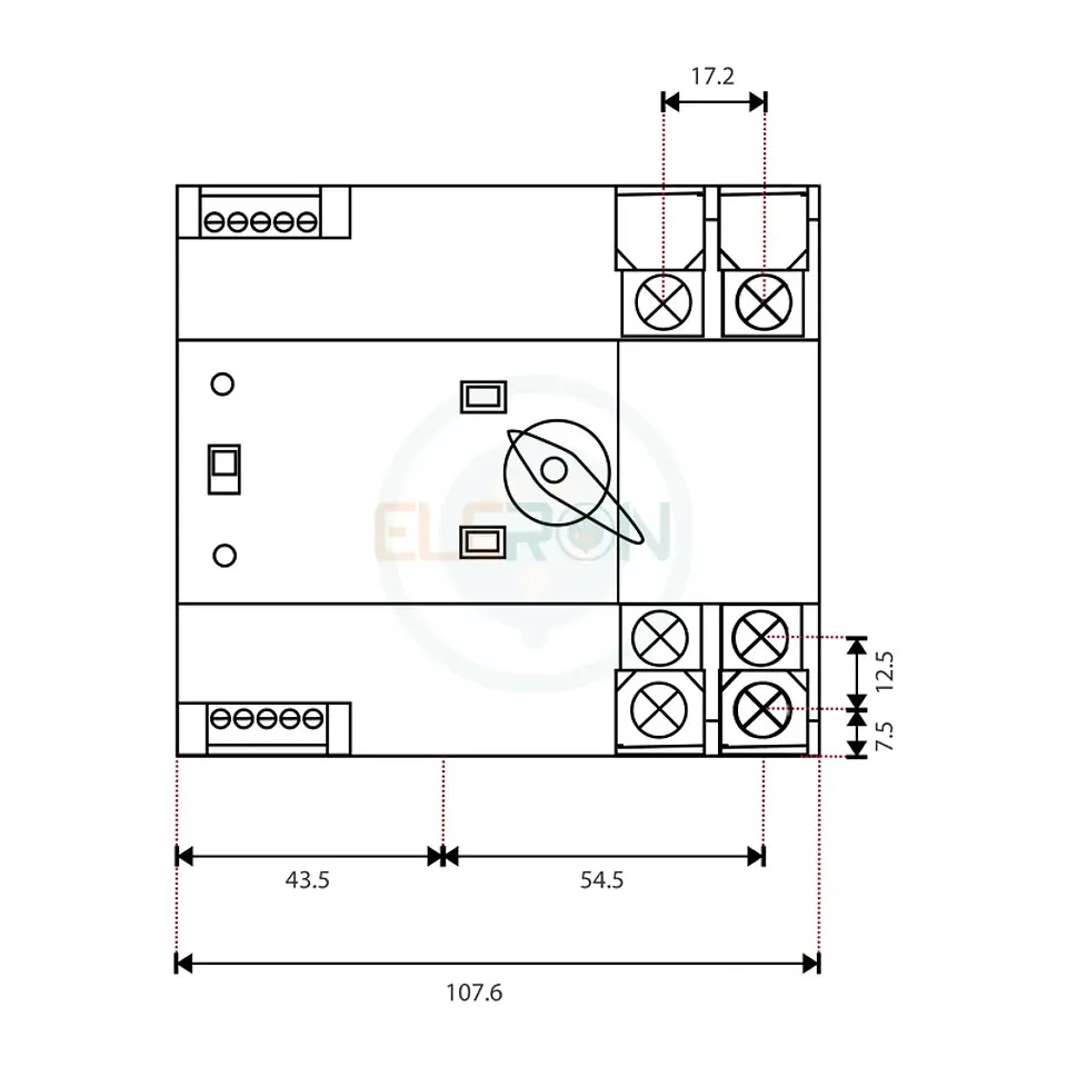 Transferencia Automática ATS 2P 100A YCQ4 (Clase PC) CNC 2