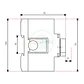 Transferencia Automática ATS 2P 100A YCQ4 (Clase PC) CNC - Miniatura 3