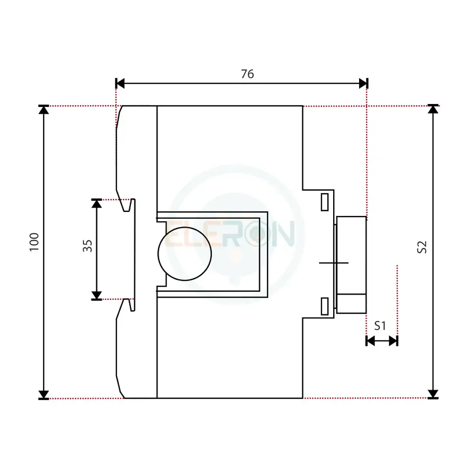 Transferencia Conmutador Automática ATS 4P 100A YCQ4 (Clase PC) CNC 3