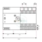 Transferencia Conmutador Automática ATS 4P 100A YCQ4 (Clase PC) CNC - Miniatura 2