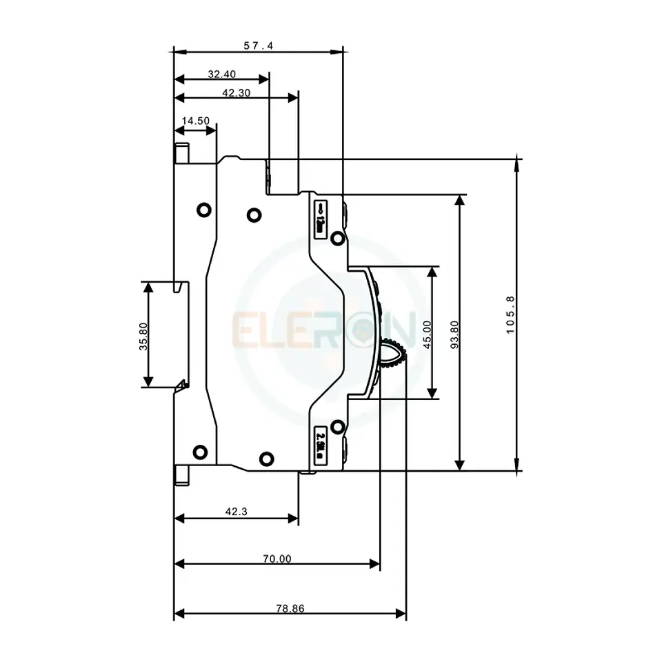Transferencia Conmutador Automática ATS 4P 63A YCQR CNC 3