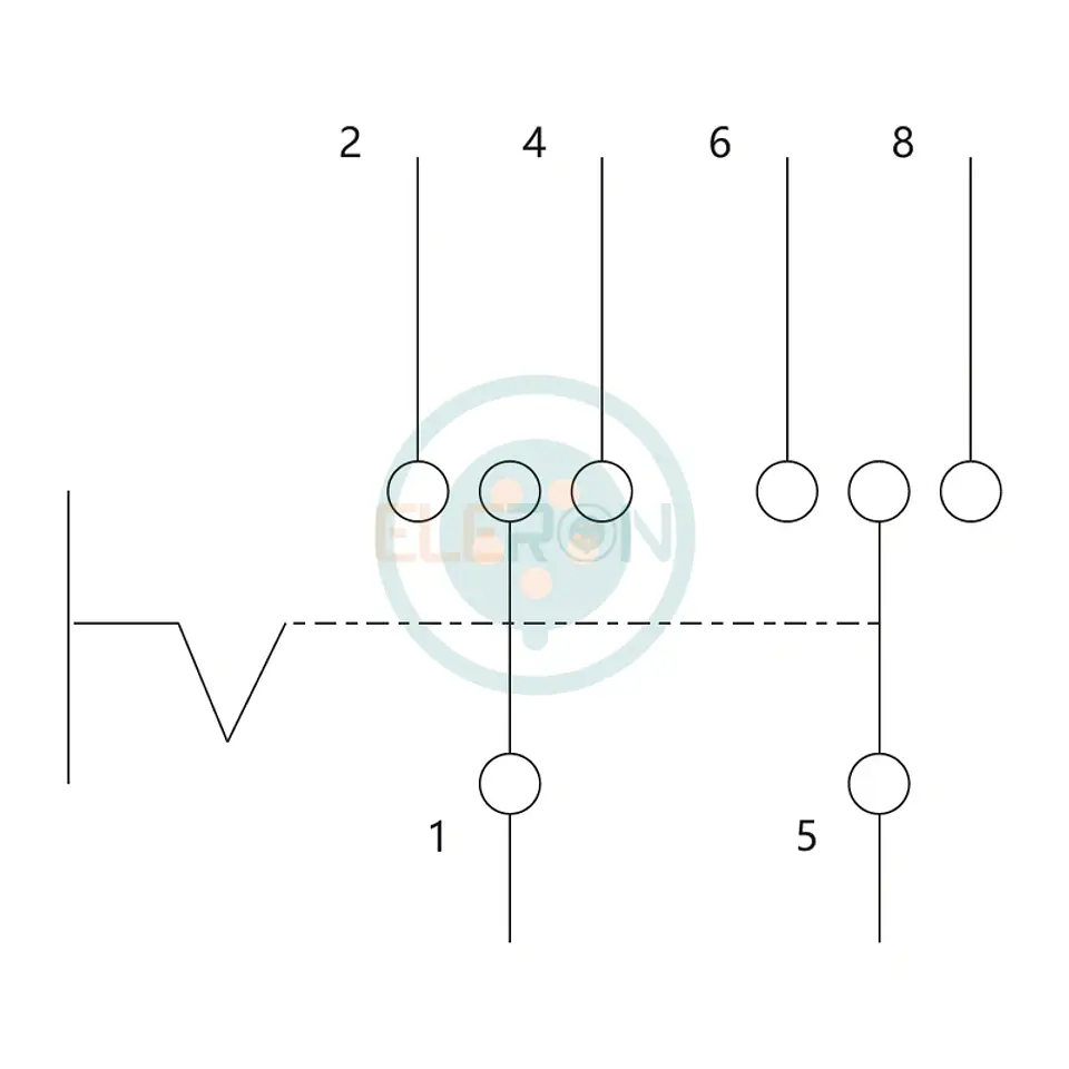 Transferencia Conmutador Manual 2P Riel Din 32A 1-0-2 CHINT 2