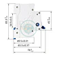 Transferencia Conmutador Manual 2P Riel Din 32A 1-0-2 CHINT - Miniatura 4