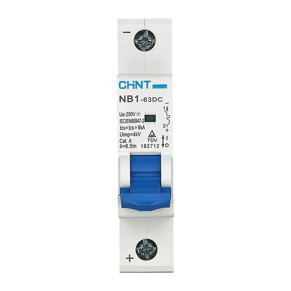 Interruptor Automatico 1X2A 6Ka 250Vdc Nb1-63Dc Chint 2
