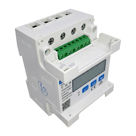 Medidor Energía (Remarcador) 1.5(6)A 3P+N Rs485, Montaje Din DTSU666 Chint