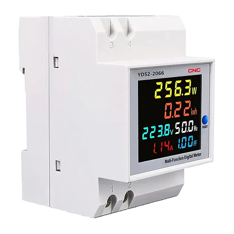 Analizador energia monofasic YD52-2066 220VAC-100A