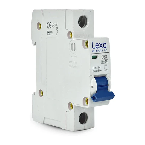 Interruptor Automático 1X63A Curva C 6Ka Lexo