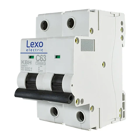 Interruptor Automático 1P+N 63A Curva C 20Ka Lexo