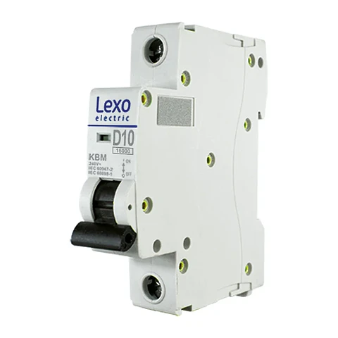 Interruptor Automático 1X10A Curva D 15Ka Lexo