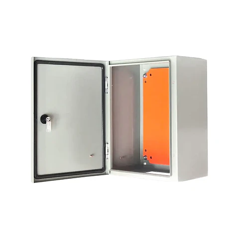 Gabinete Metalico 300x300x200, 1 puerta con Placa IP66 7035