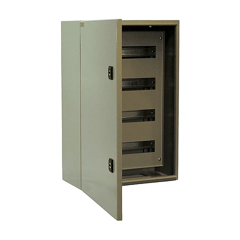 Gabinete Metalico 600x400x200, 1 puerta con Kit (Chasis 4x16) IP66 7035