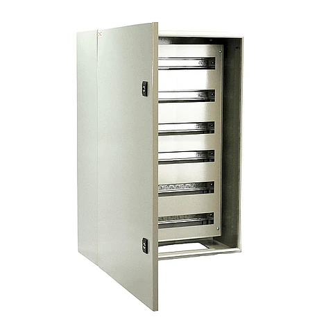 Gabinete Metalico 800x600x200, 1 puerta con Kit (Chasis 6x27) IP66 7035