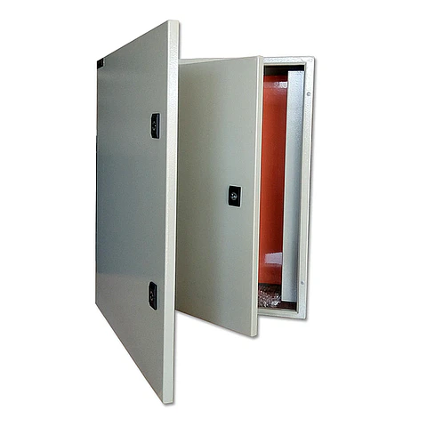 Gabinete Metalico 1000x600x250, 1 puerta con Puerta Interior IP66 7035