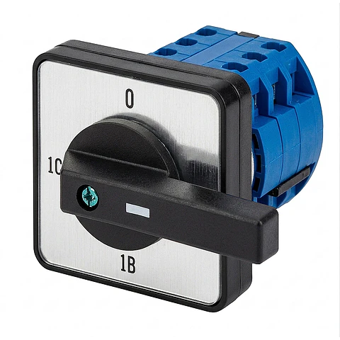 Selector Amperimet, 3 Fases, 4 Alambres, 60X48Mm, 4 Posiones, 3Tc Chint