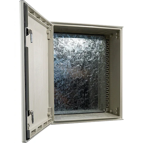 Gabinete Poliester H300xW250xD140 1 puerta con Placa
