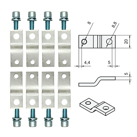 Terminales Extendidos Para Nm8N 250 4P Chint