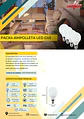 Pack 4 Ampolletas LED G45 Elfa - 6W E14 Luz Cálida (3000K) - Miniatura 2
