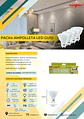 Pack 4 Ampolletas LED GU10 Elfa - 7W (Equivale a 60W) Luz Cálida 3000K - Miniatura 2