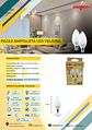 Pack 2 Ampolletas LED Vela 35A Elfa - 6W E14 Luz Cálida (3000K) - Miniatura 2