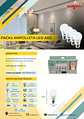 Pack de 4 Ampolletas LED Bola Elfa - 5W (Equivale a 40W) Luz Día 6000K - Miniatura 2