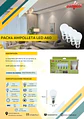Pack de 4 Ampolletas LED Bola Elfa - 5W (Equivale a 40W) Luz Cálida 3000K - Miniatura 2