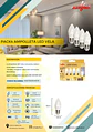 Pack 4 Ampolletas LED Vela Elfa - 6W E27 Luz Cálida (3000K) - Miniatura 2