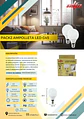Pack 2 Ampolletas LED G45 Elfa - 6W E14 Luz Cálida (3000K) - Miniatura 2