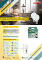 Pack 2 Ampolletas LED G45 Elfa - 6W E14 Luz Día (6000K) - Miniatura 2