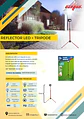 Set de Reflector LED Elfa 20W con Trípode Ajustable - Luz Día 6000K - Miniatura 2
