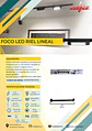 Foco LED Riel Lineal Elfa - 10W (Equivale a 100W) Luz Neutra 4000K - Miniatura 2