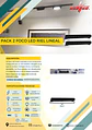 Pack de 2 Focos LED Riel Lineal Elfa - 20W (Equivale a 200W) Luz Neutra 4000K Dirigido con Riel - Miniatura 2