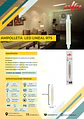 Ampolleta LED Lineal Elfa R7S - 10W (Equivale a 110W) Luz Cálida 3000K - Miniatura 2