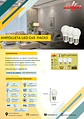 Pack de 3 Ampolletas LED G45 Elfa - 6W (Equivale a 60W) Luz Cálida 3000K - Miniatura 3