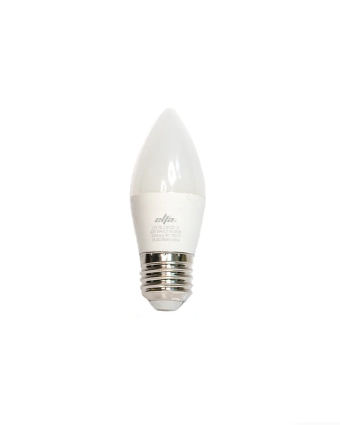 Pack 4 Ampolletas LED Vela Elfa - 6W E27 Luz Cálida (3000K)