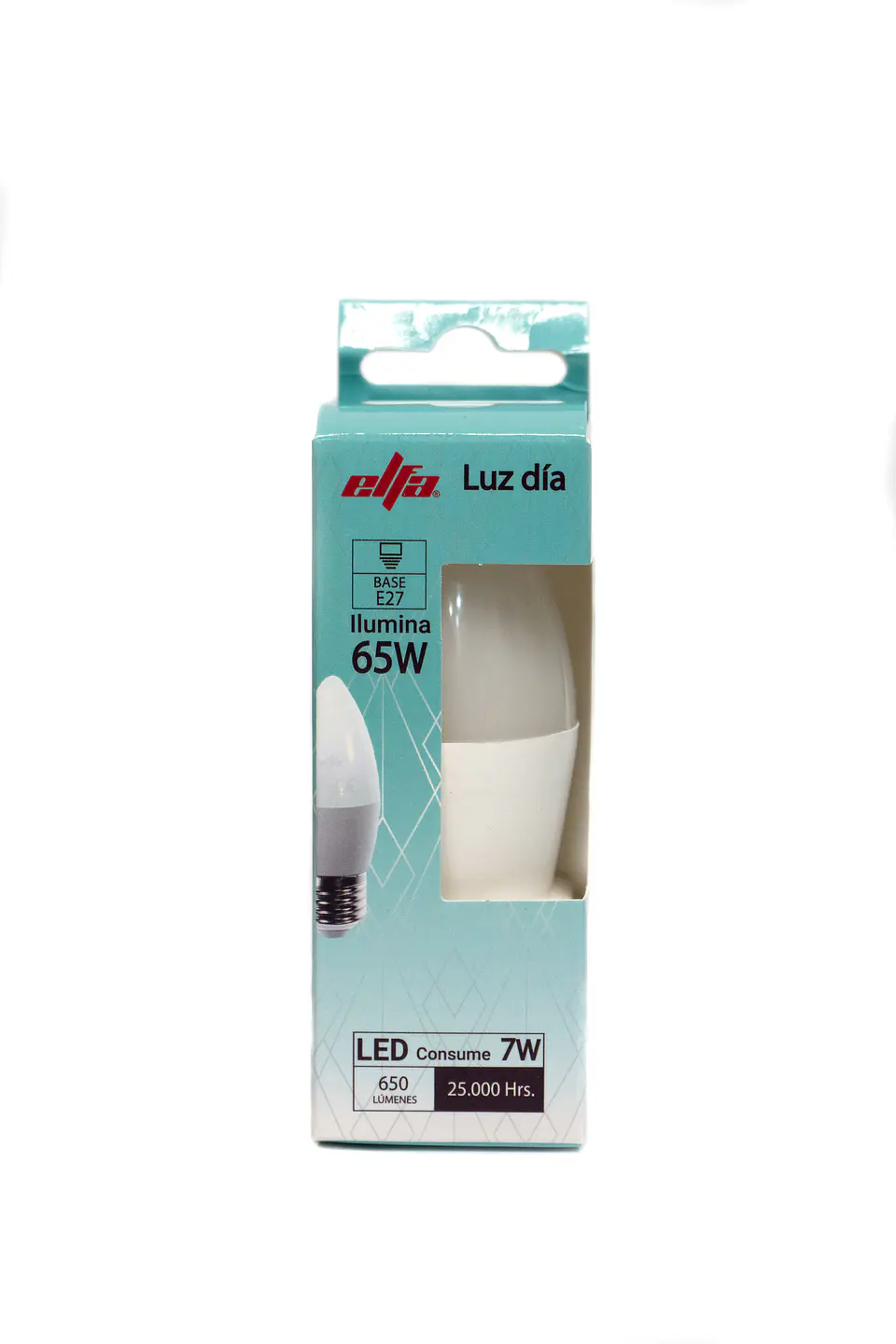 Ampolleta LED Vela - Elfa Pure Day E27 7W LD 2