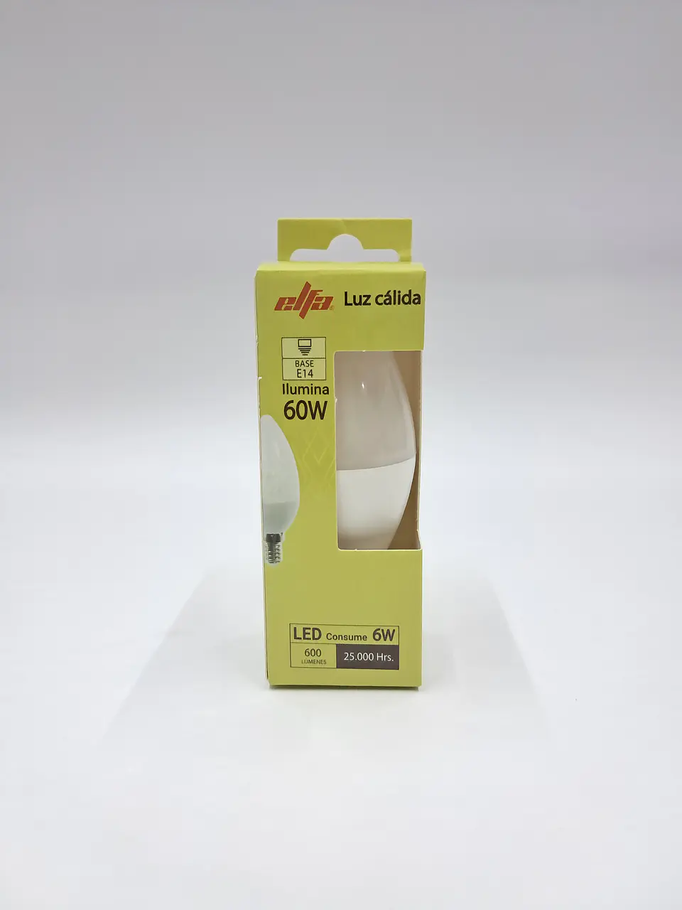 Ampolleta LED Vela Elfa - 7W E27 Luz Cálida (3000K) 2