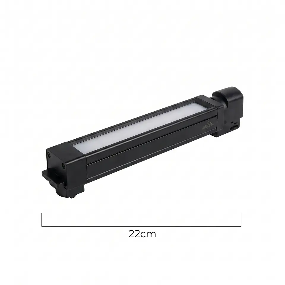 Pack de 3 Focos LED Riel Lineal Elfa - 10W (Equivale a 100W) Luz Neutra 4000K con Riel 1