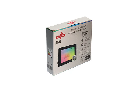 Reflector LED Elfa 50W RGB Multicolores con Control Remoto
