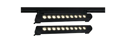 Pack de 3 Focos LED Riel Lineal Elfa - 10W (Equivale a 100W) Luz Neutra 4000K Dirigido con Riel