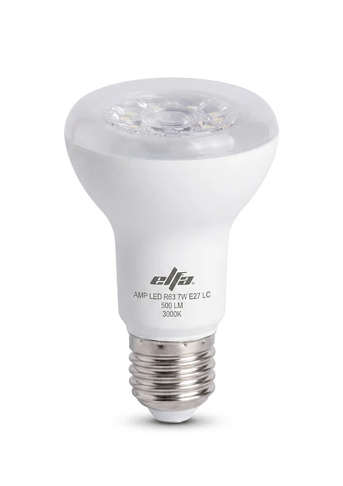 Ampolleta LED R63 Elfa - 7W (Equivale a 50W) Luz Día 6000K