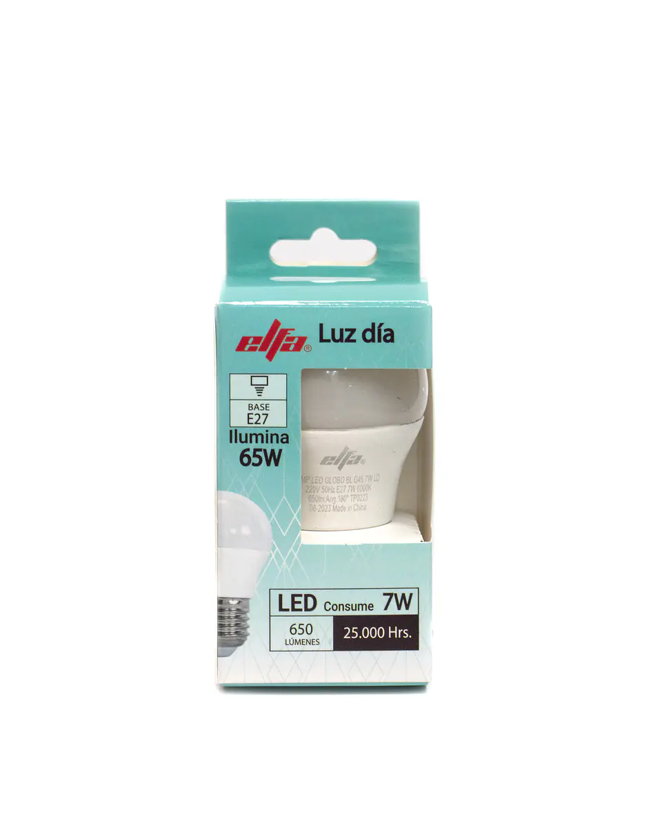 Ampolleta LED A60 Elfa - 15W (Equivale a 100W) Luz Día 6000K 2