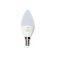 Pack 4 Ampolletas LED Vela Elfa - 6W E14 Luz Cálida (3000K) - Miniatura 1