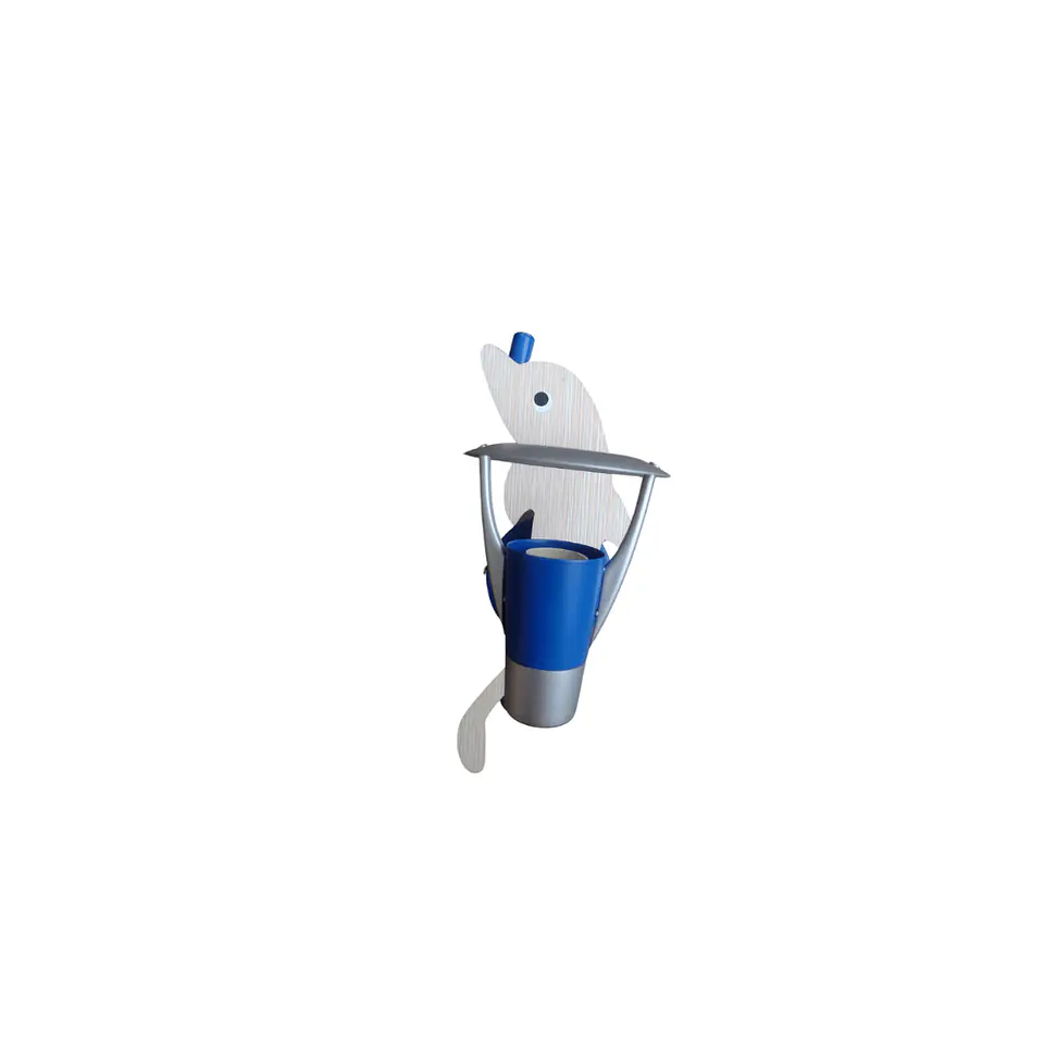 LAMP TECHO SP DELFIN CS6691D 1L E14 AZ BL ELFA 1
