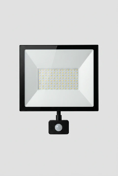 Reflector LED Elfa 100W con Sensor de Movimiento PIR - Luz Día 6500K