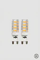 Pack 2 Ampolletas LED G9 Elfa - 3,5W (Equivale a 35W) Luz Cálida 3000K - Miniatura 1