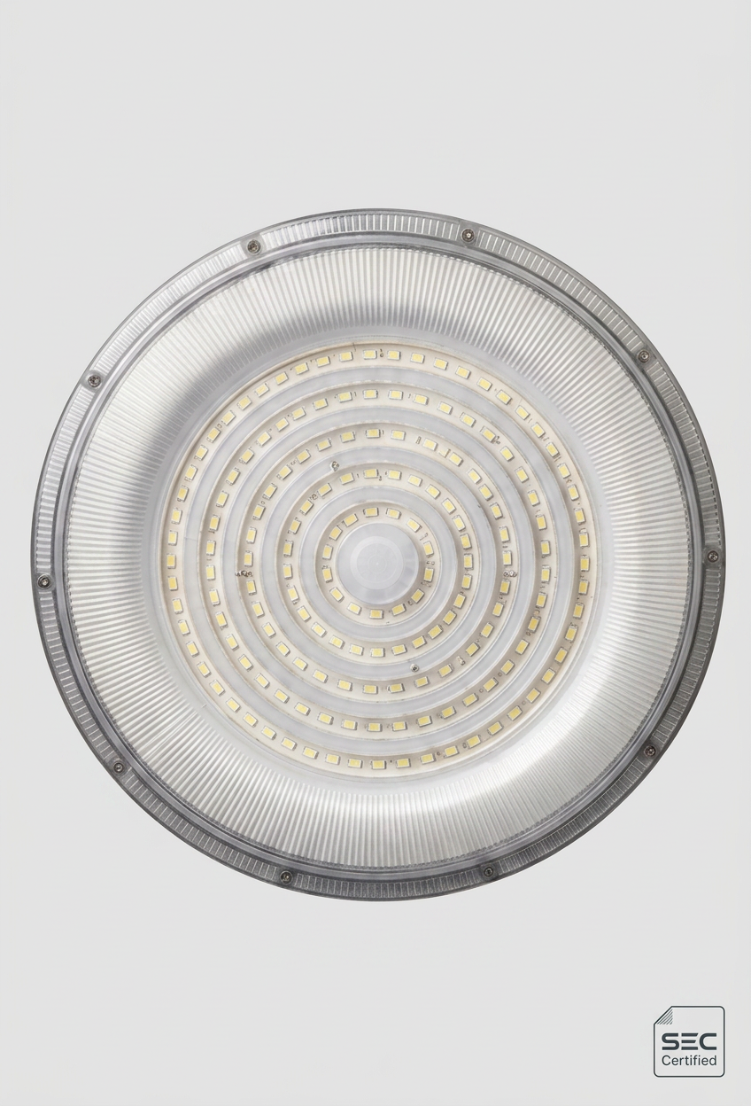 Campana LED UFO Industrial Elfa - 100W (Equivale a 1000W) Luz Día 6400K Gris 1