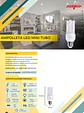 Ampolleta LED Mini Tubo Elfa - 9W E27 Luz Cálida (3000K) - Miniatura 2