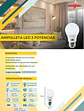Ampolleta LED Elfa A60 en 3 Potencias - Luz Día 6000K - Miniatura 2