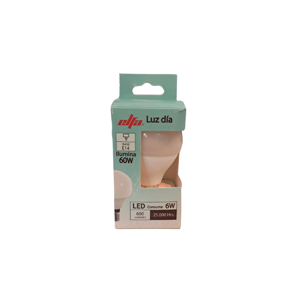 Ampolleta LED G45 6W E14 LD 2